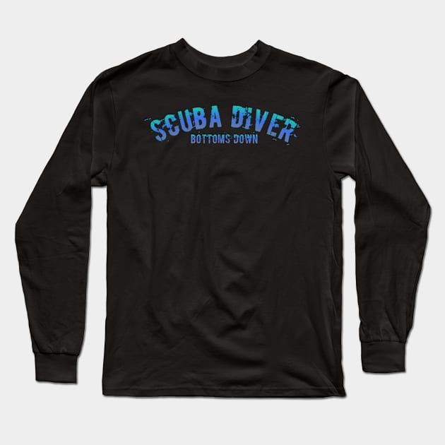 Scuba diving designs Long Sleeve T-Shirt by Coreoceanart